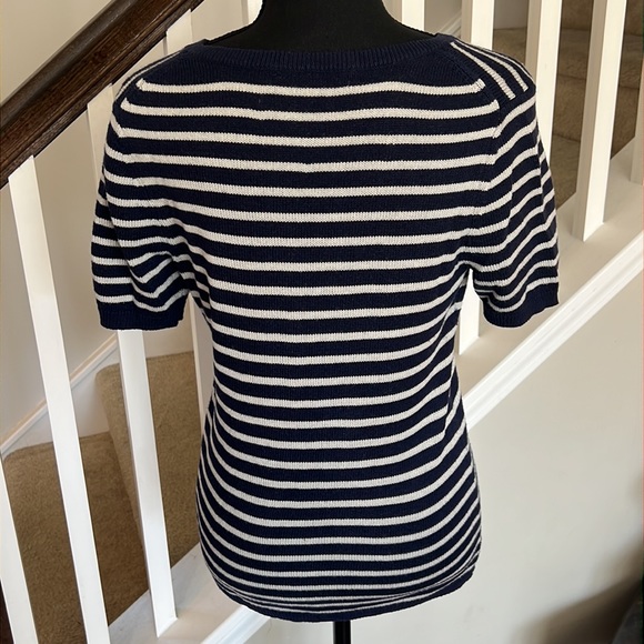 GAP Navy / White Striped Sweater - Picture 2 of 5